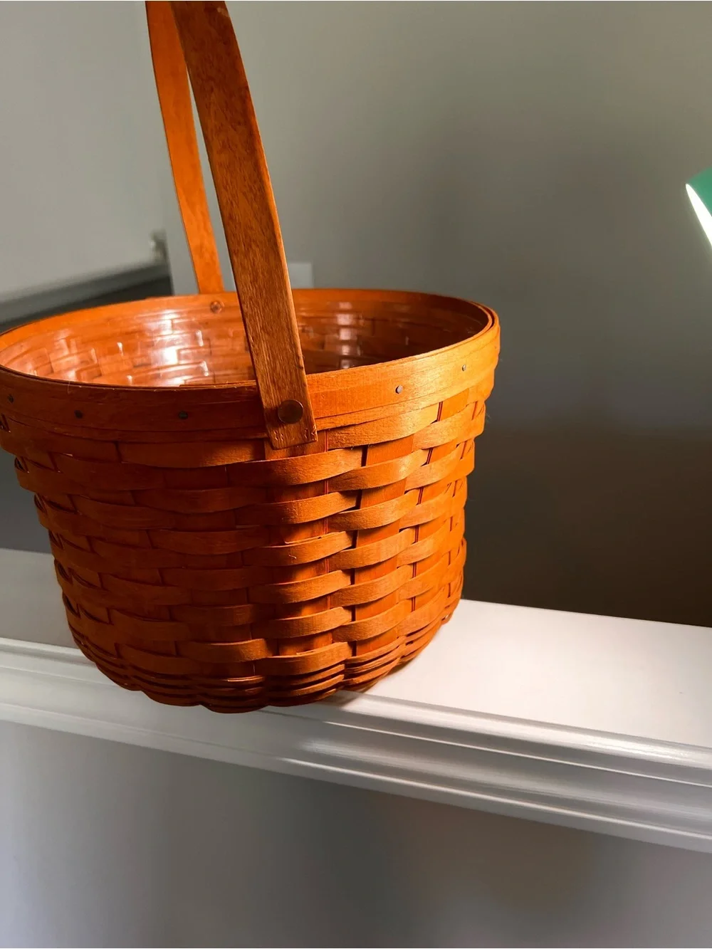 Longaberger Decorative Basket with Handle and Liner